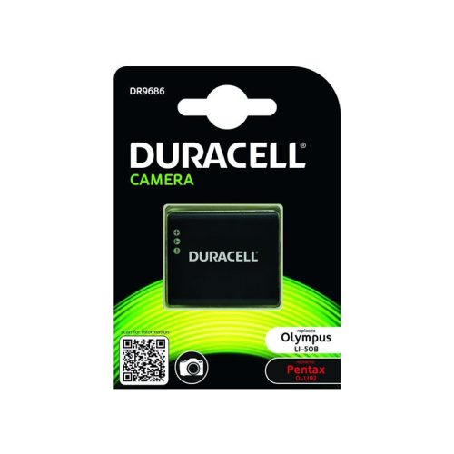 Duracell Olympus LI-50B/Pentax D-LI92 akku 770 mAh