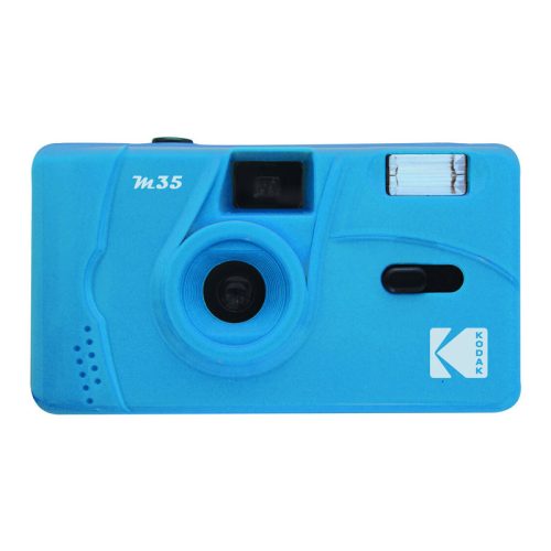 Kodak M35 analog camera, Cerulean Blue