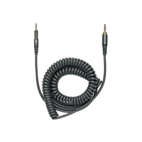 Audio-Technica ATH-M40X/M50X/M70X fekete spirál kábel 1.2-3m