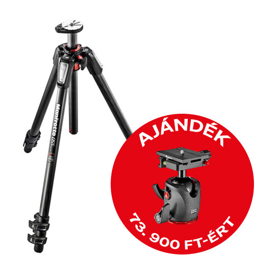 Manfrotto MT055CXPRO3 3 szekciós karbon állvány