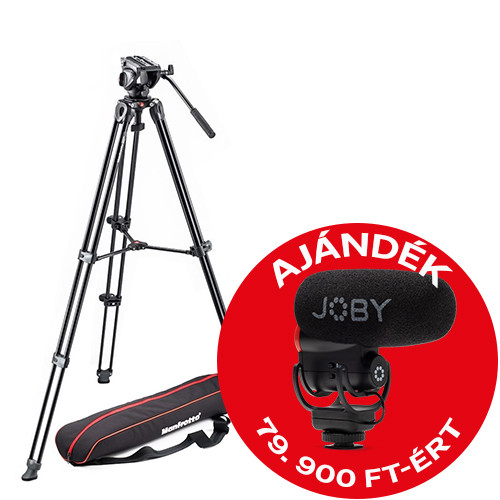 Manfrotto MVK500AM videó állvány + FLUID-os fej