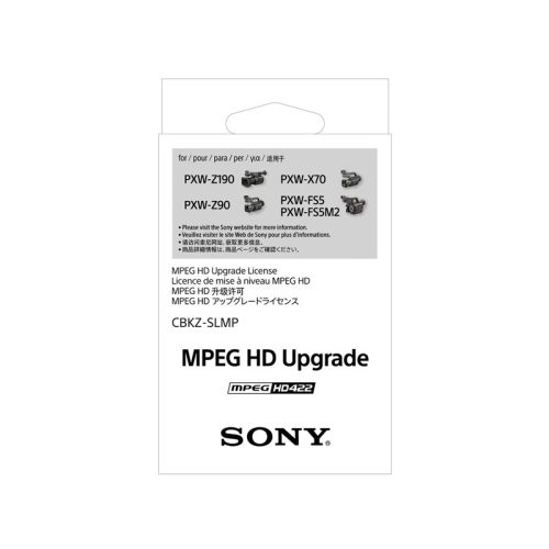 Sony MPEG HD felvétel frissítési licenc