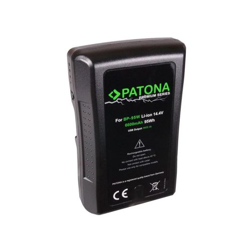 Patona Premium akkumulátor V-Mount 95WH (Sony BP95WS DSR 250P 600P 650P 652P)