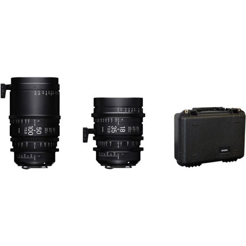 Sigma Cine 18-35mm +  Sigma Cine 50-100mm T2 kit metric (Canon)