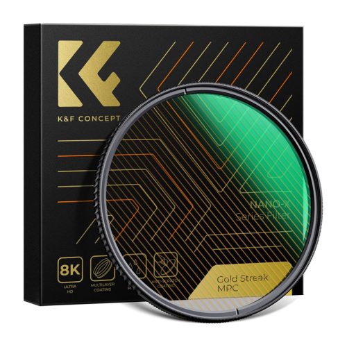 K&F Concept 72mm Gold Streak szűrő