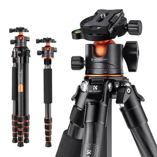 K&F Concept A255C2+BH-36L Carbon Fiber tripod with ballhead