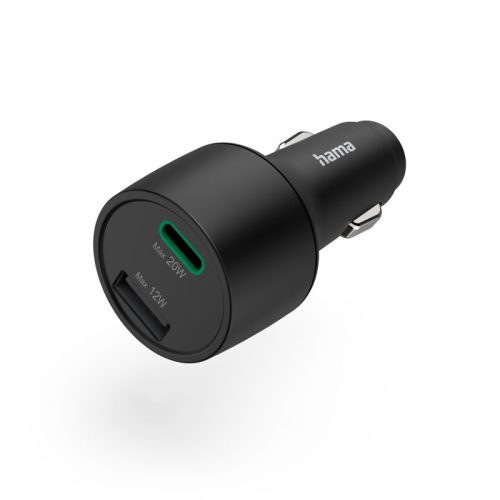 Hama USB A + USB-C (PD,QC) 32W Car charger