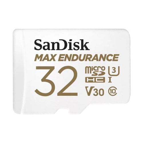 Sandisk 32 GB MicroSDHC Max Endurance 100 MB/S, 40 MB/S V30, A2, C10, U3 memóriakártya