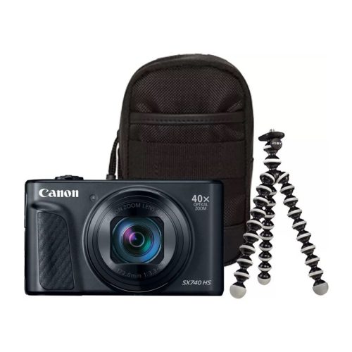 Canon SX740 HS fekete Travel Kit