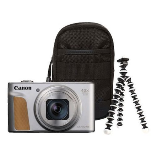 Canon Powershot SX740 HS Travel Kit, ezüst