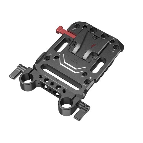 SmallRig 3016 V Mount Battery Plate with Dual 15mm Rod Clamp