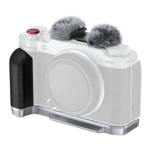 Smallrig 4875 L-Shape Mount Plate With Silicone Handle For Fujifilm X-M5 Silver