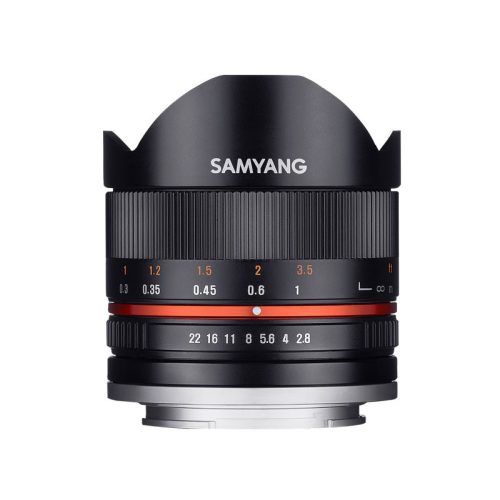 Samyang 8mm F/2.8 UMC II halszem objektív (Sony E) Fekete