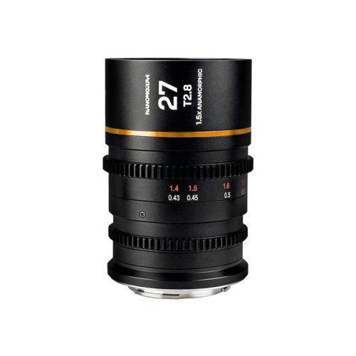 Laowa Nanomorph 27mm T2.8 1.5X S35 (Amber) DL objektív