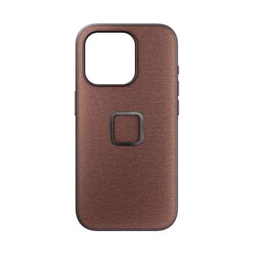 Peak Design Mobile Everyday Fabric Iphone 15 Pro V2 Redwood, telefon tok