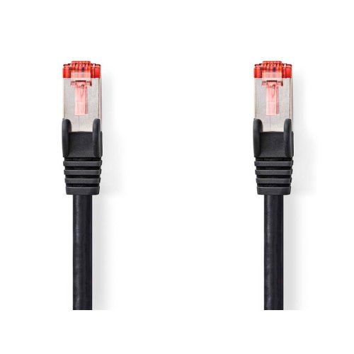 Valueline Cat6 S/FTP RJ45 hálózati kábel 1,5m fekete