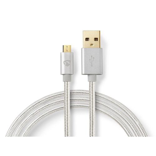 Valueline Micro USB 2,0 - USB-A kábel 3 m (arany csatlakozós)