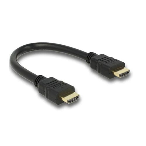 Delock High Speed HDMI kábel Ethernettel 0,25 M 4K 30HZ