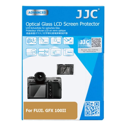 JJC GSP-GFX100II LCD védő üveg Fujifilm GFX 100II-höz