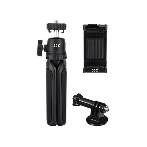 JJC TP-T1K mini állvány + okostelefon + GoPro adapter