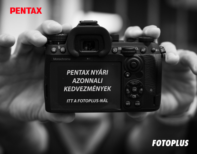 Pentax Nyári Azonnali Kedvezmények - Akár 160.000Ft fényképezőgépekre és 15% objektívekre