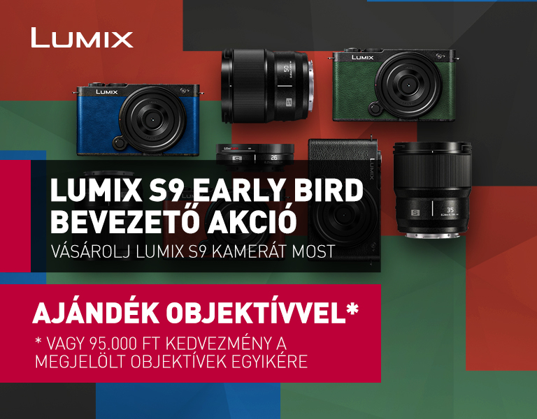 Panasonic Lumix S9 bevezető akció - Itt a Fotoplus-nál!