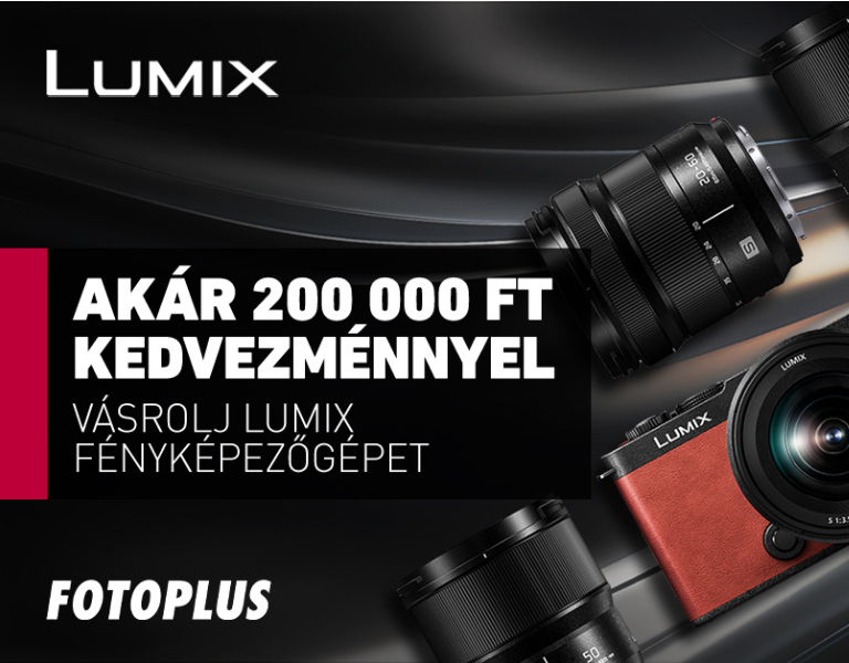 Akciós ár! - Azonnali kedvezmény Panasonic Lumix S5 II / S5 X II / S9 fényképezőgépekre!  