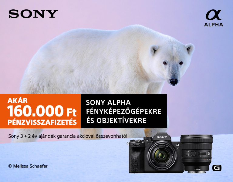 Sony Téli Pénzvisszatérítés - Itt a Fotoplus-nál!