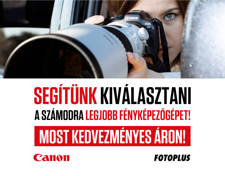 Canon Akció! - EOS R8, R7, R6 II, R10 fényképezőgépekre | Itt a Fotoplus-nál! 