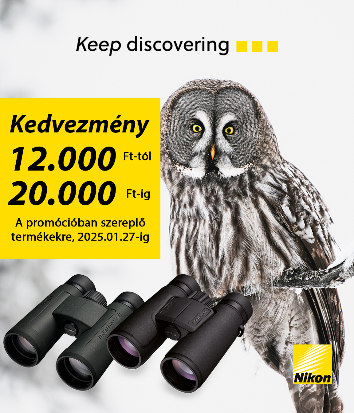 Nikon távcsövek akciója | Itt a Fotoplus-nál