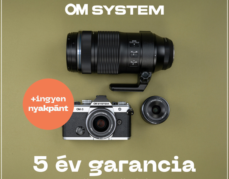 Bevezető akció: új OM System OM-3 fényképezőgép és új objektívek! 