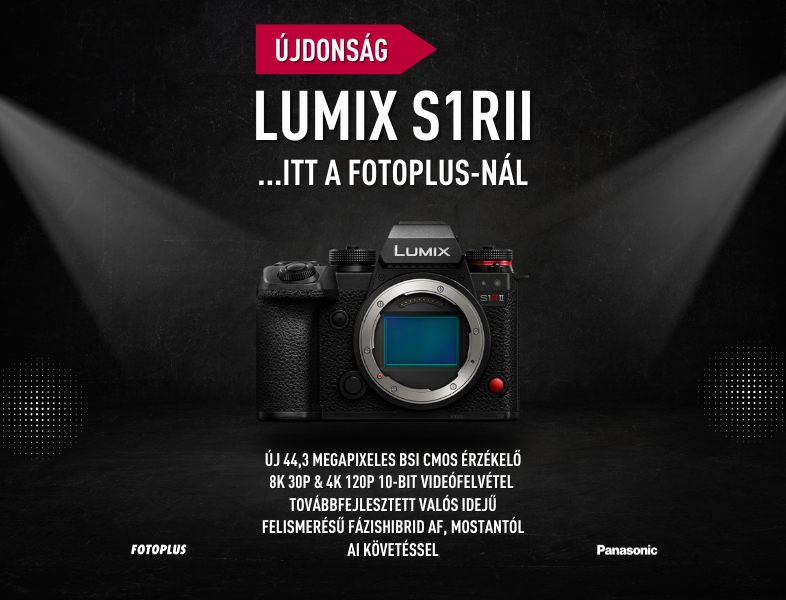 Új Panasonic Lumix S1R Mark II | Minden információ itt a Fotoplus-nál!