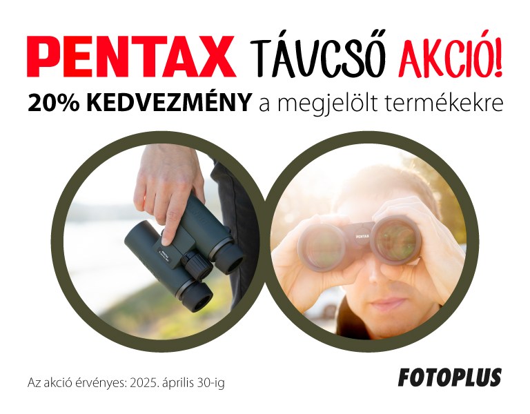 Pentax Távcső Akció | 20% kedvezmény | Itt a Fotoplus-nál!