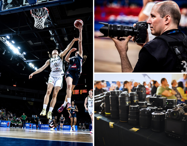 Sportfotózás NB 1-es kosárlabda mérkőzésen Rébay Viktorral - 2025  |  Fotoplus & Nikon rendezvény