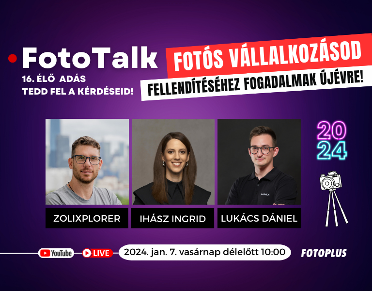 FotoTalk 16. (ÉLŐ): Fogadalmak az újévre amivel belendítheted a fotós vállalkozásod!