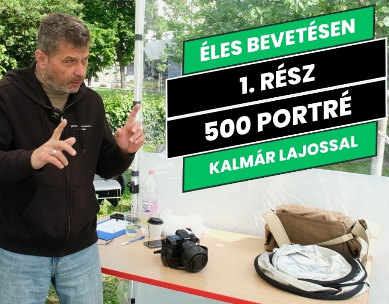 Éles bevetésen 1. rész: 500 portré -  Kalmár Lajos Review Különkiadás